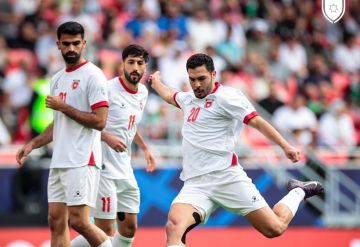 هدف صاروخي في مباراة الأردن والكويت (فيديو) هدف صاروخي في مباراة الأردن والكويت (فيديو)