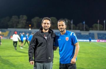 لاعب النشامى أدهم القرشي يشكر ولي العهد