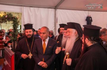 افتتاح بازار طفل المغارة ومكتبة كنيسة الروم الأرثوذكس في الفحيص