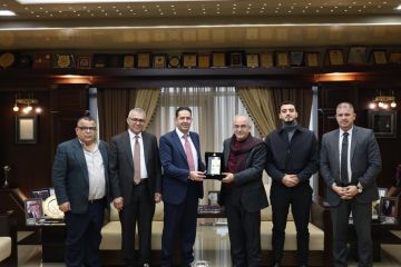 بحث تعزيز التعاون الأكاديمي بين جامعتي عمان الأهلية وفلسطين الأهلية بحث تعزيز التعاون الأكاديمي بين جامعتي عمان الأهلية وفلسطين الأهلية