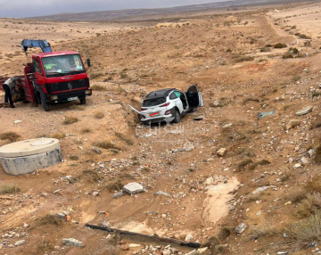 وفاتان و 3 إصابات بتدهور مركبة على طريق سد السلطاني في الكرك وفاتان و 3 إصابات بتدهور مركبة على طريق سد السلطاني في الكرك