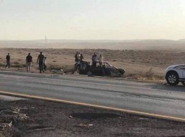 وفاة شخصين وإصابة ثلاثة آخرين بحادث تدهور مركبة على الطريق الصحراوي في الكرك وفاة شخصين وإصابة ثلاثة آخرين بحادث تدهور مركبة على الطريق الصحراوي في الكرك