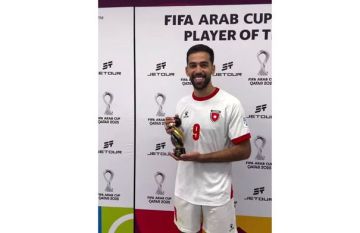 علي علوان يتوج بجائزة أفضل لاعب بعد تألقه أمام الكويت