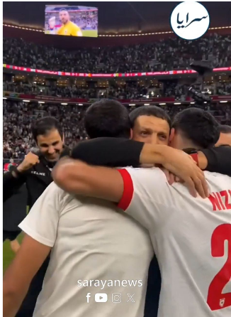 هكذا احتفل النشامى بعد فوزهم على المنتخب السعودي هكذا احتفل النشامى بعد فوزهم على المنتخب السعودي