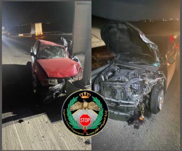 إصابتان جراء تصادم مركبتين على الصحراوي إصابتان جراء تصادم مركبتين على الصحراوي