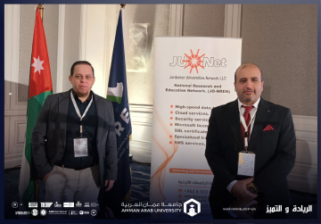 جامعة عمان العربية تشارك في المؤتمر الدولي الخامس عشر للمنظمة العربية لشبكات البحث والتعليم (e-AGE25) جامعة عمان العربية تشارك في المؤتمر الدولي الخامس عشر للمنظمة العربية لشبكات البحث والتعليم (e-AGE25)