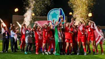 منتخب الواعدات يتوج بلقب بطولة غرب آسيا لكرة القدم