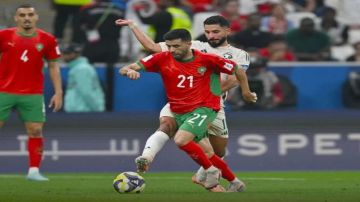 المغرب يحسم التأهل والصدارة بفوزه على السعودية في كأس العرب المغرب يحسم التأهل والصدارة بفوزه على السعودية في كأس العرب