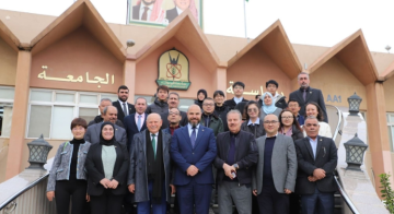 بحث التعاون بين اليرموك وأكاديمية شنغهاي الصينية للمسرح