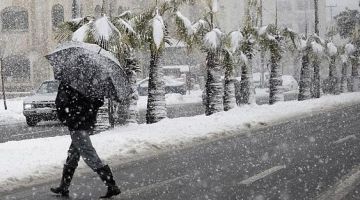 زخات مطرية ممزوجة بالثلوج فوق الجبال الجنوبية العالية صباح الأربعاء