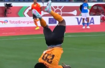 احتفال هستيري بعد هدف 