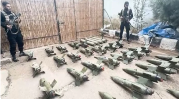 التلفزيون السوري: ضبط مستودع صواريخ معدة للتهريب في ريف درعا الشرقي التلفزيون السوري: ضبط مستودع صواريخ معدة للتهريب في ريف درعا الشرقي