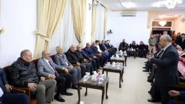 مندوبا عن الملك وولي العهد .. العيسوي يعزي العجارمة والعمايرة والرحامنة والنجار وأبو حسان مندوبا عن الملك وولي العهد .. العيسوي يعزي العجارمة والعمايرة والرحامنة والنجار وأبو حسان