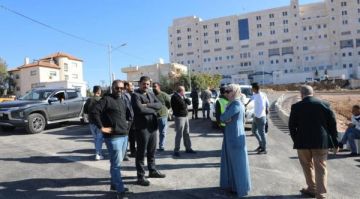 بلدية اربد: إنجاز شبكة طرق لمستشفى الأميرة بسمة الجديد