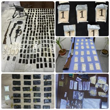 الأمن العام يطيح بعصابة إقليمية لتهريب المخدرات ويضبط 270 كف حشيش وسلاحا أوتوماتيكيا