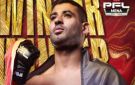 نورس أبزاخ يتوج كأول أردني بحزام بطولة PFL MENA
