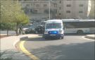 اصابات بحادث سير للباص السريع اسفل جسر عبدون