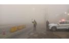 ضباب كثيف في رأس النقب والدوريات الخارجية تدعو لتوخي الحيطة وخفض السرعة