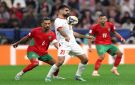 الشوط الأول .. المغرب يتقدم على الأردن بهدف من نهائي كأس العرب 2025