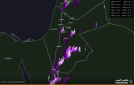 الأردن: تجدد نشاط السحب الرعدية في سماء العاصمة عمان وتجدد الأمطار