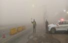 تدني الرؤية بسبب الضباب في رأس النقب .. و الدوريات الخارجية تدعو للحذر الشديد