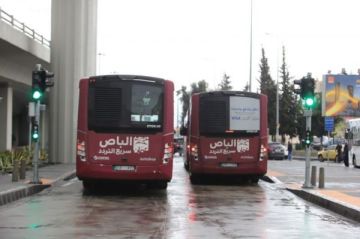 بدء تشغيل مسار الباص السريع بين عمان ومأدبا اليوم الثلاثاء