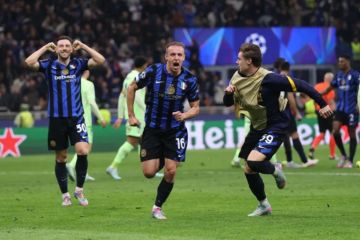 انتر ميلان يقصي برشلونة ويتأهل الى نهائي دوري ابطال اوروبا انتر ميلان يقصي برشلونة ويتأهل الى نهائي دوري ابطال اوروبا