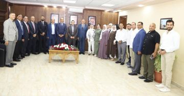 رئيس جامعة البلقاء التطبيقية يتلقى التهاني بعيد الأضحى