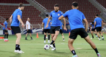النشامى ينهي تحضيراته لمواجهة المنتخب العماني الخميس