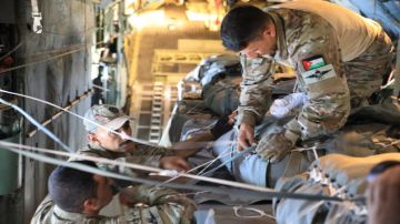 الأردن ينفذ إنزالا جويا لمساعدات إغاثية على غزة بالتعاون مع الإمارات