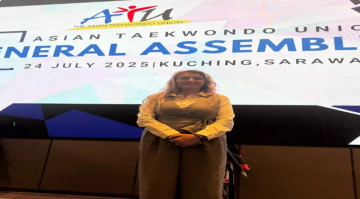 نانسي الهندي أول أردنية تفوز بمنصب نائب رئيس الاتحاد الآسيوي للتايكواندو نانسي الهندي أول أردنية تفوز بمنصب نائب رئيس الاتحاد الآسيوي للتايكواندو