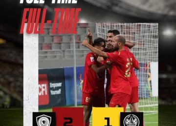 الجزيرة يتخطى السرحان في دوري المحترفين بنتيجة 2-1