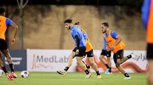 النشامى يبدأ تدريباته استعدادا لمباراتي روسيا والدومينيكان