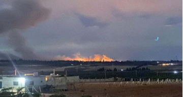 غارات إسرائيلية على مدينة حمص في سوريا غارات إسرائيلية على مدينة حمص في سوريا