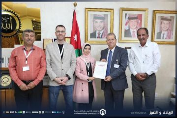 جامعة عمان العربية توقع عقدا حصريا مع شركة PROKON العالمية لدعم طلبة الهندسة المدنية