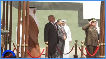 الملك وأمير قطر يعقدان مباحثات في قصر بسمان الزاهر