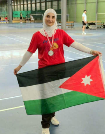 نسرين حمادة تحصد المركز الثاني في بطولة الراكتلون العالمية نسرين حمادة تحصد المركز الثاني في بطولة الراكتلون العالمية