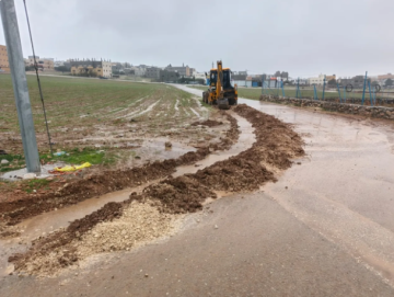 طرق مغلقة في الاردن بسبب الظروف الجوية - اسماء