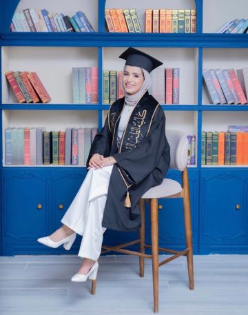 فرحة تخرج شادن الطراونة طبيبة من جامعة عين شمس