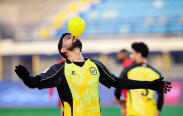 الحسين يححق فوزا عريضا على الجزيرة ويتقدم لوصافة الدوري مؤقتا