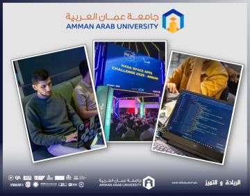 طلبة جامعة عمان العربية ينافسون عالميا: فريق Turbines يحصد المركز العاشر في هكاثون ناسا العالمي لتطبيقات الفضاء 2025 - صور