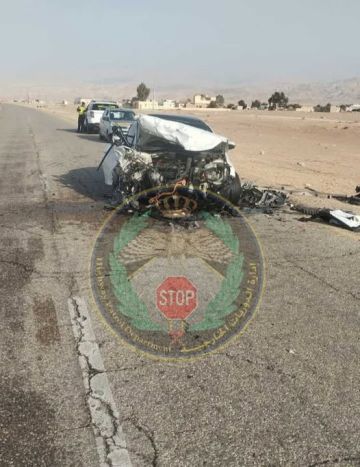 وفاة و3 اصابات في حادث سير على طريق وادي عربة