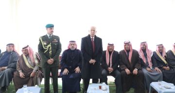 مندوبا عن الملك وولي العهد...العيسوي يعزي عشيرة الفايز