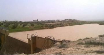 فيضان سد البويضة بالرمثا فيضان سد البويضة بالرمثا