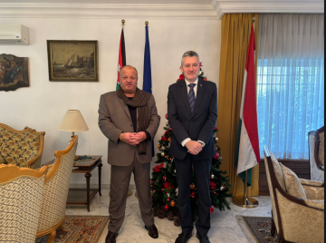 سماوي يلتقي السفير الهنغاري لدى الأردن سماوي يلتقي السفير الهنغاري لدى الأردن