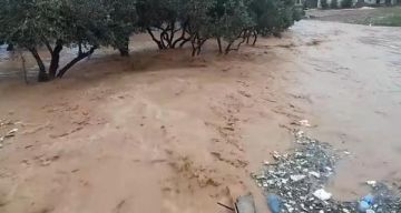 مياه الأمطار تداهم منازل في مأدبا مياه الأمطار تداهم منازل في مأدبا