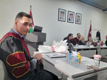 حمزة نايف المعاني .. مبارك درجة الماجستير في الإعلام