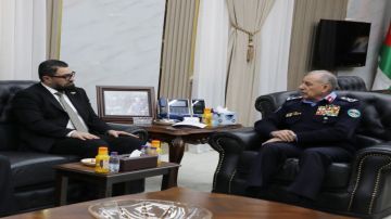 اللواء المعايطة يلتقي وزير العدل السوري