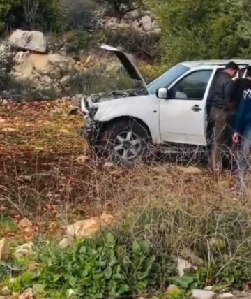 حادث سير على طريق عنجرة - ساكب حادث سير على طريق عنجرة - ساكب