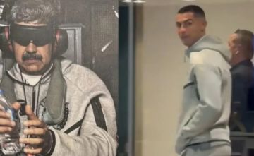 رونالدو يثير الجدل ببدلة مادورو الرمادية.. صدفة أم رسالة؟